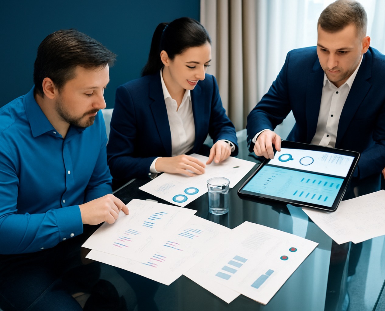 Business team in a meeting